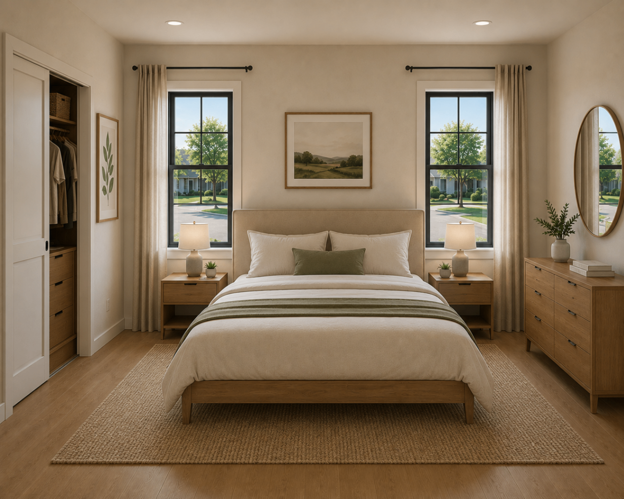 Rendering of bedroom two